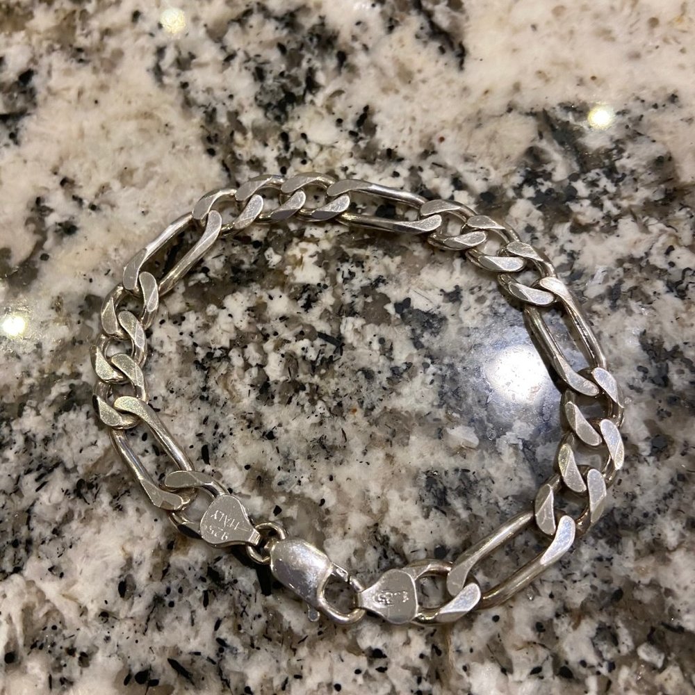 Mens Serling Silver Bracelet
